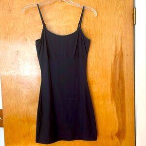 - Spanx Dress Slip. large. Black with Adjustable Straps